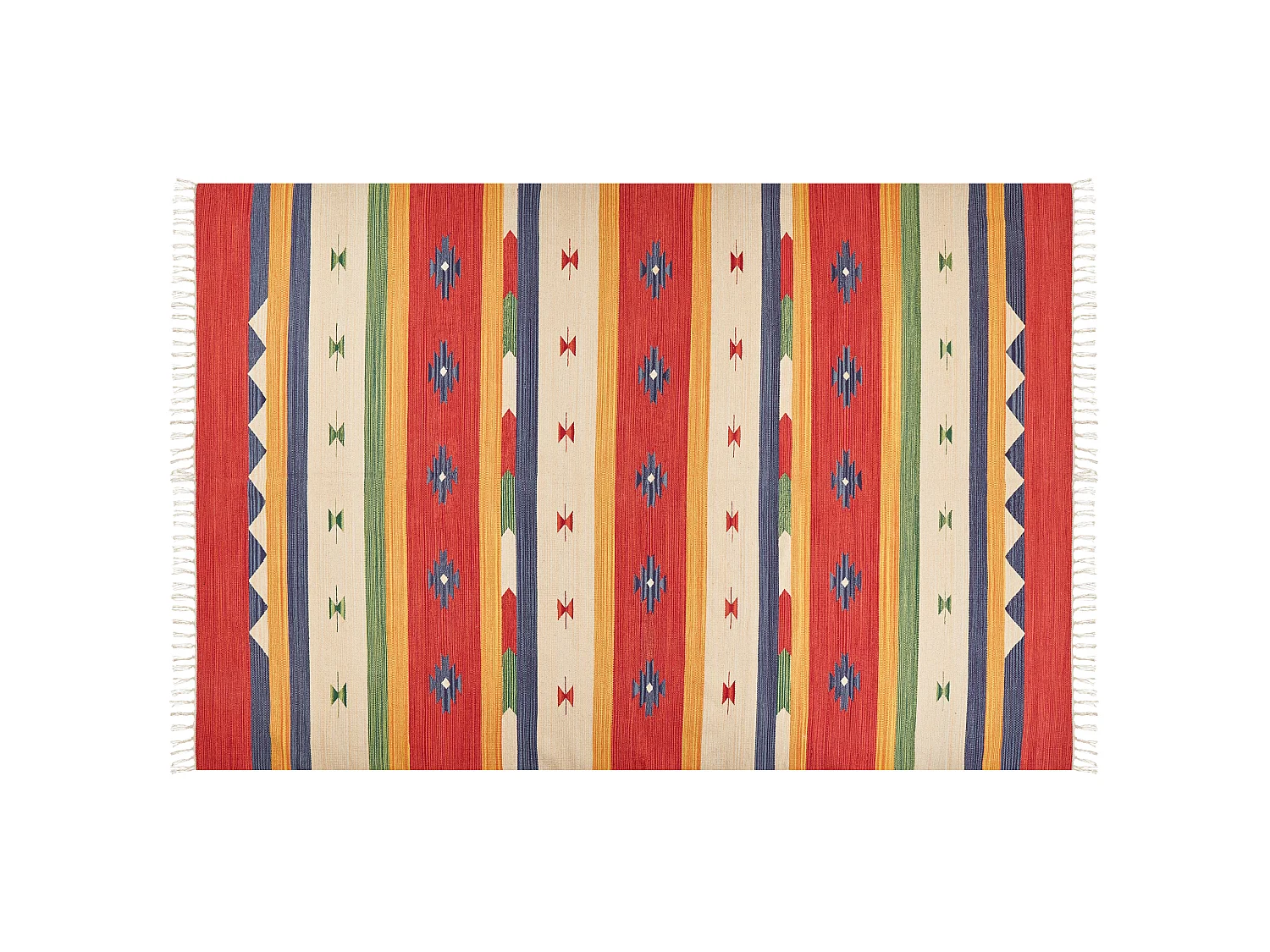 Vloerkleed kelim meerkleurig 200 x 300 cm ALAPARS