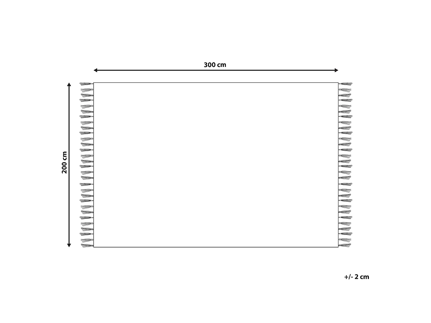 Vloerkleed kelim meerkleurig 200 x 300 cm ALAPARS