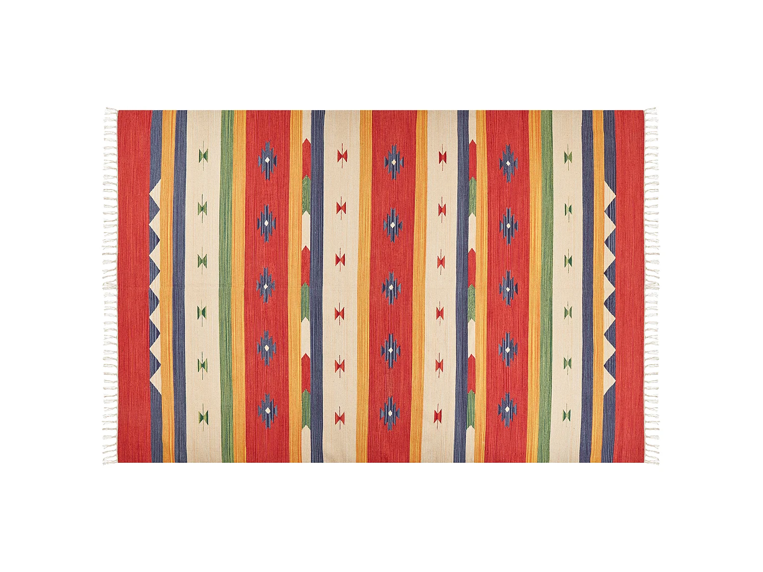 Vloerkleed kelim meerkleurig 200 x 300 cm ALAPARS