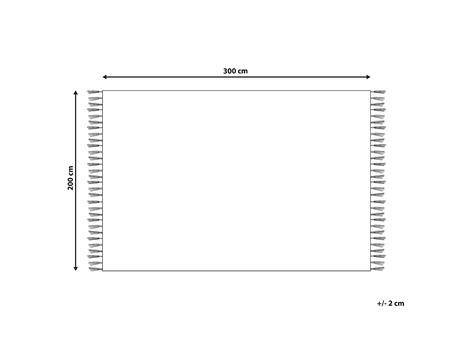 Vloerkleed kelim meerkleurig 200 x 300 cm ALAPARS