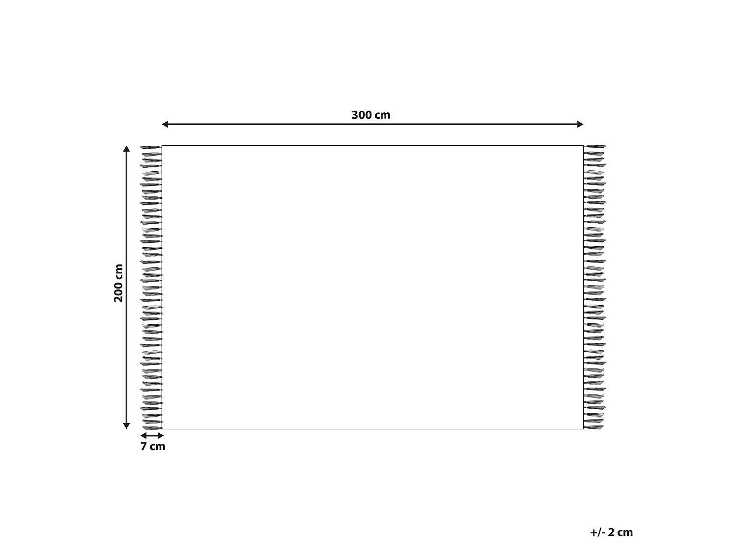 Kelim Teppich Baumwolle mehrfarbig 200 x 300 cm geometrisches Muster Kurzflor PARAKAR