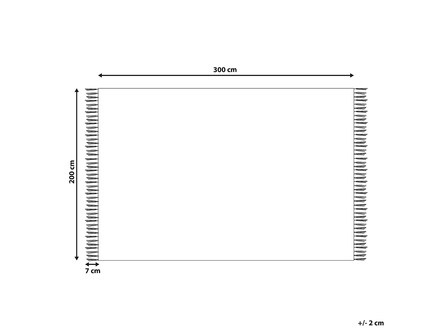 Vloerkleed kelim meerkleurig 200 x 300 cm KAMARIS