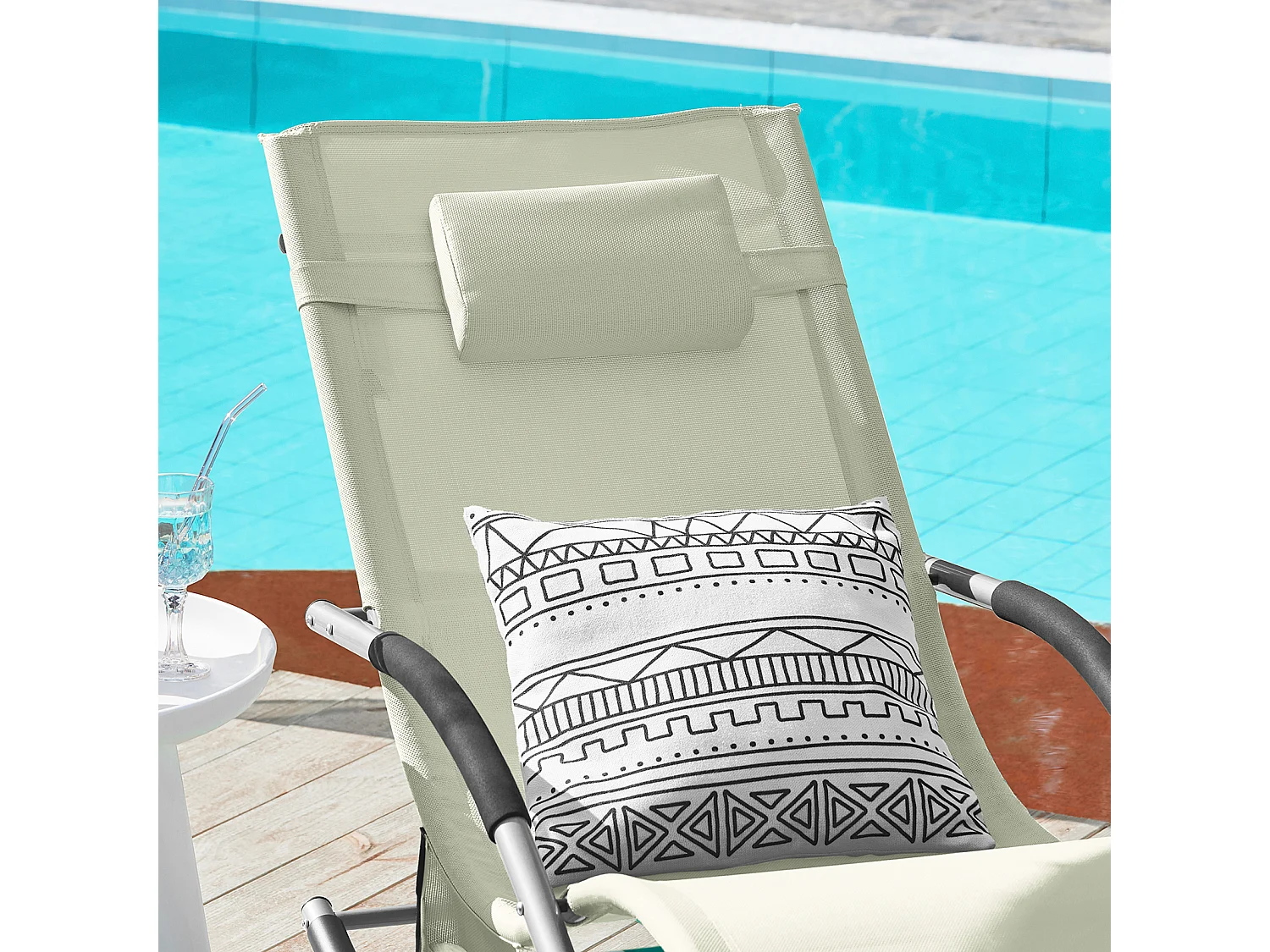 SoBuy cadeira de balanço, cadeira de jardim, cadeira de jardim exterior OGS28-MI