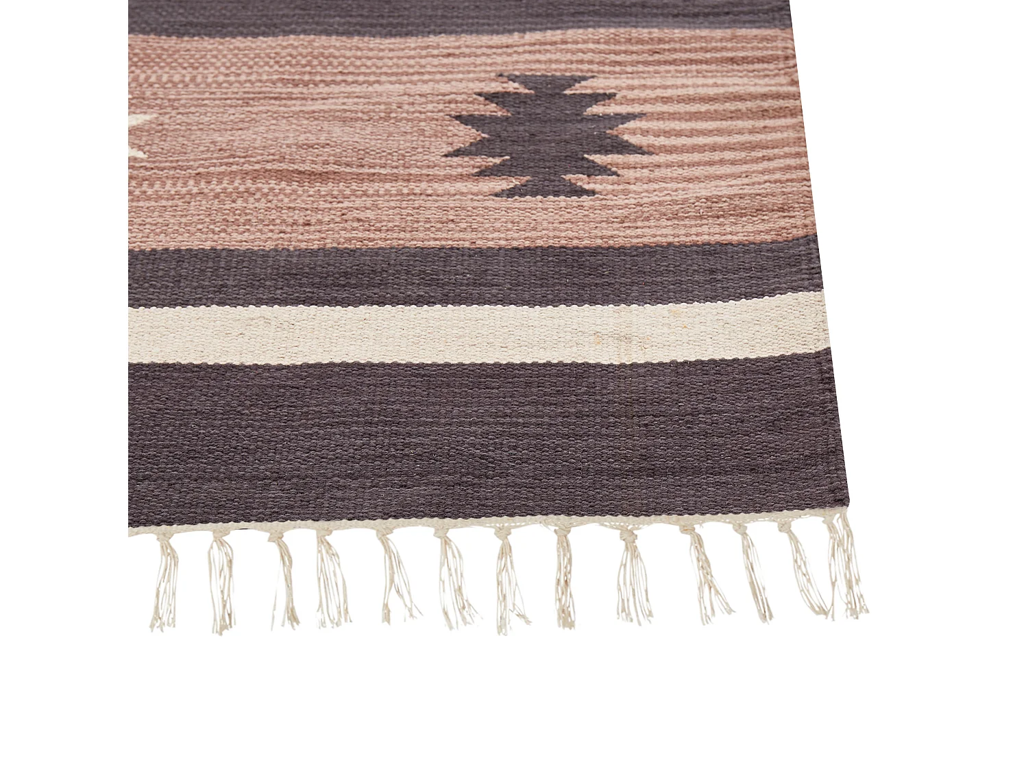 Vloerkleed kelim beige/bruin 200 x 300 cm ARAGATS