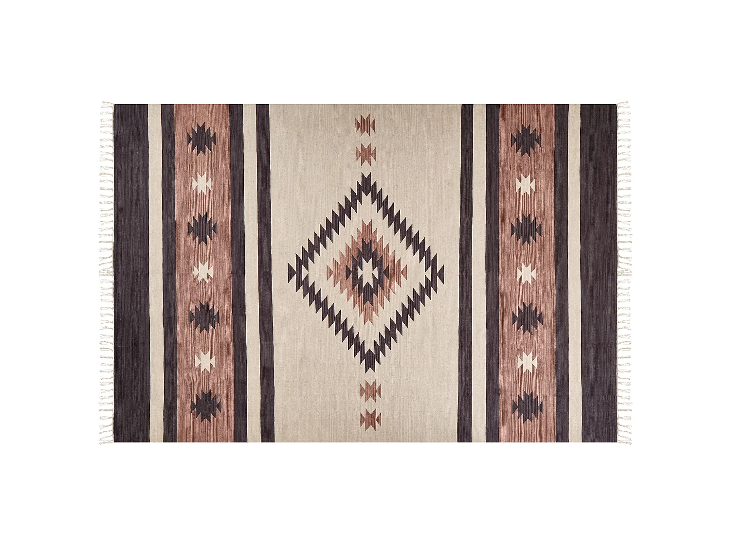 Tapis ARAGATS Beige 200 x 300 cm Coton Kilim
