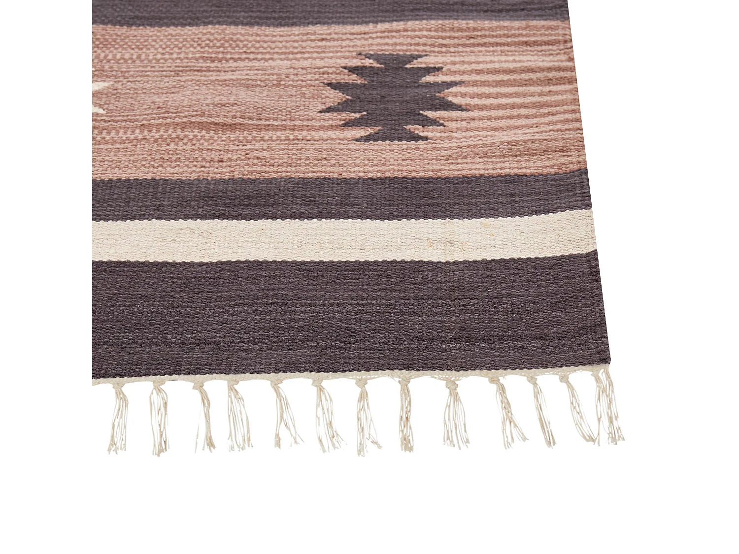 Vloerkleed kelim beige/bruin 200 x 300 cm ARAGATS