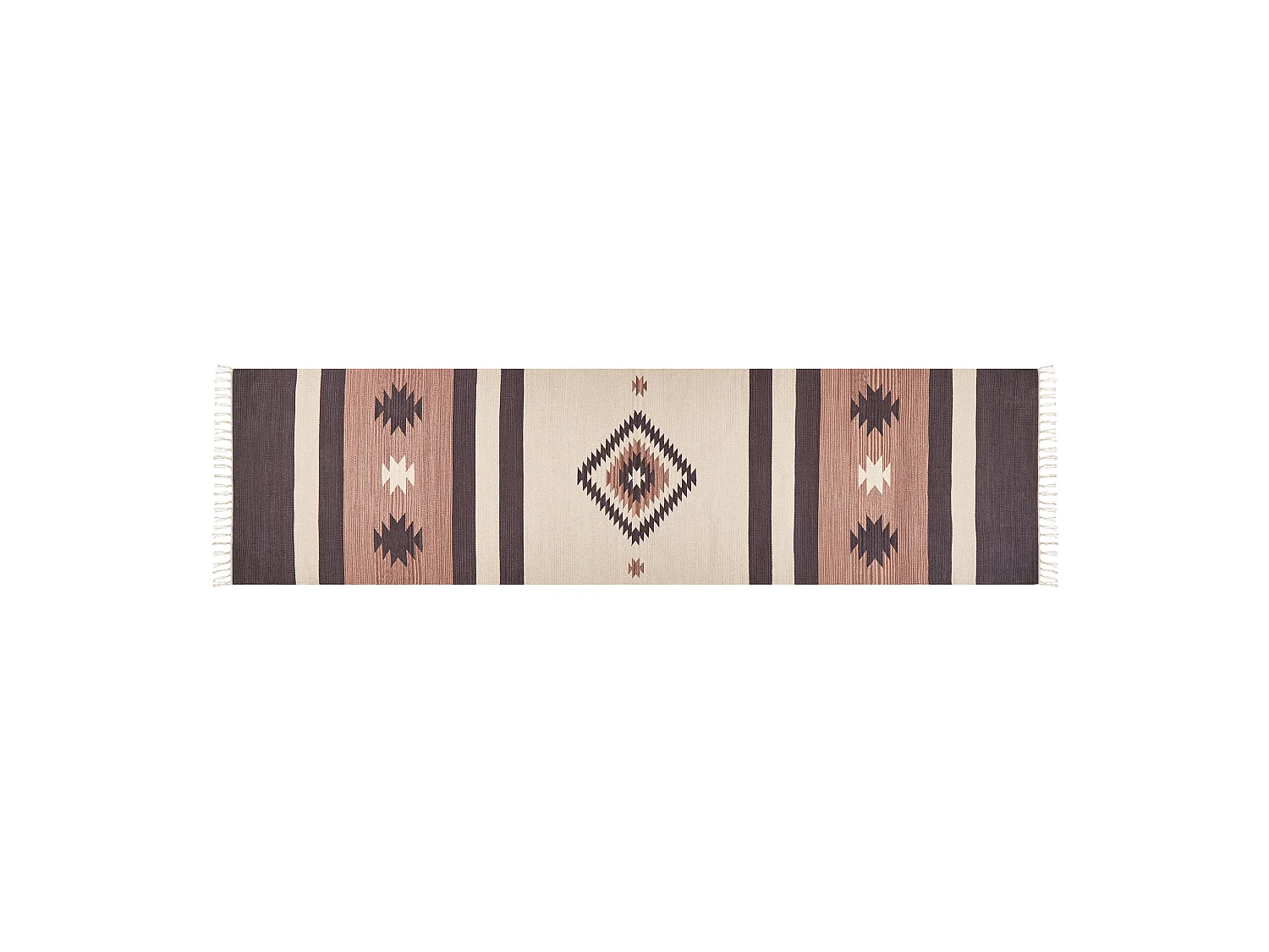 Tapis ARAGATS Beige 80 x 300 cm Coton Kilim
