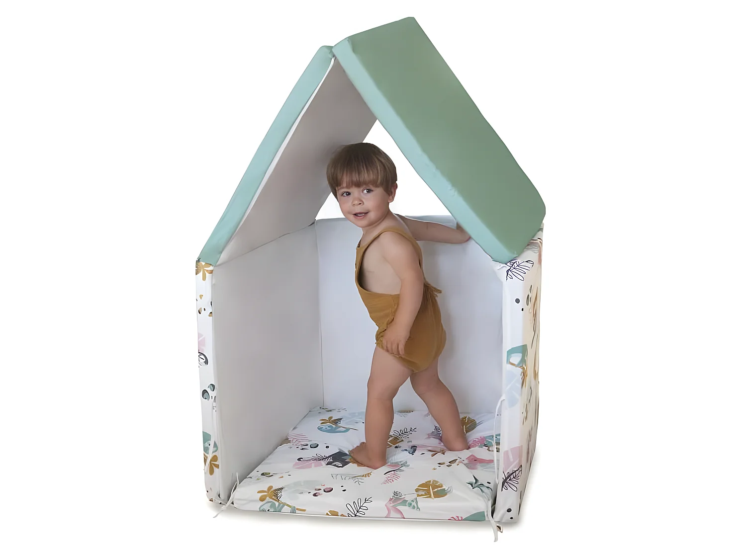 TINEO Maxi Tapis Malin Jungle Buddies 5 en 1 - Evolutif - Dehoussable - 180x200 cm - Nouvelle collection