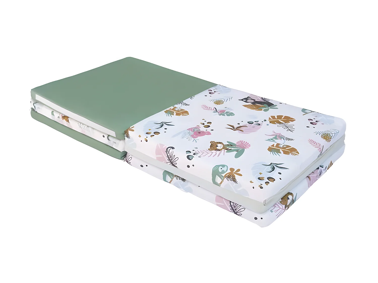 TINEO Maxi Tapis Malin Jungle Buddies 5 en 1 - Evolutif - Dehoussable - 180x200 cm - Nouvelle collection