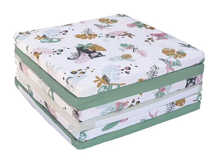 TINEO Maxi Tapis Malin Jungle Buddies 5 en 1 - Evolutif - Dehoussable - 180x200 cm - Nouvelle collection