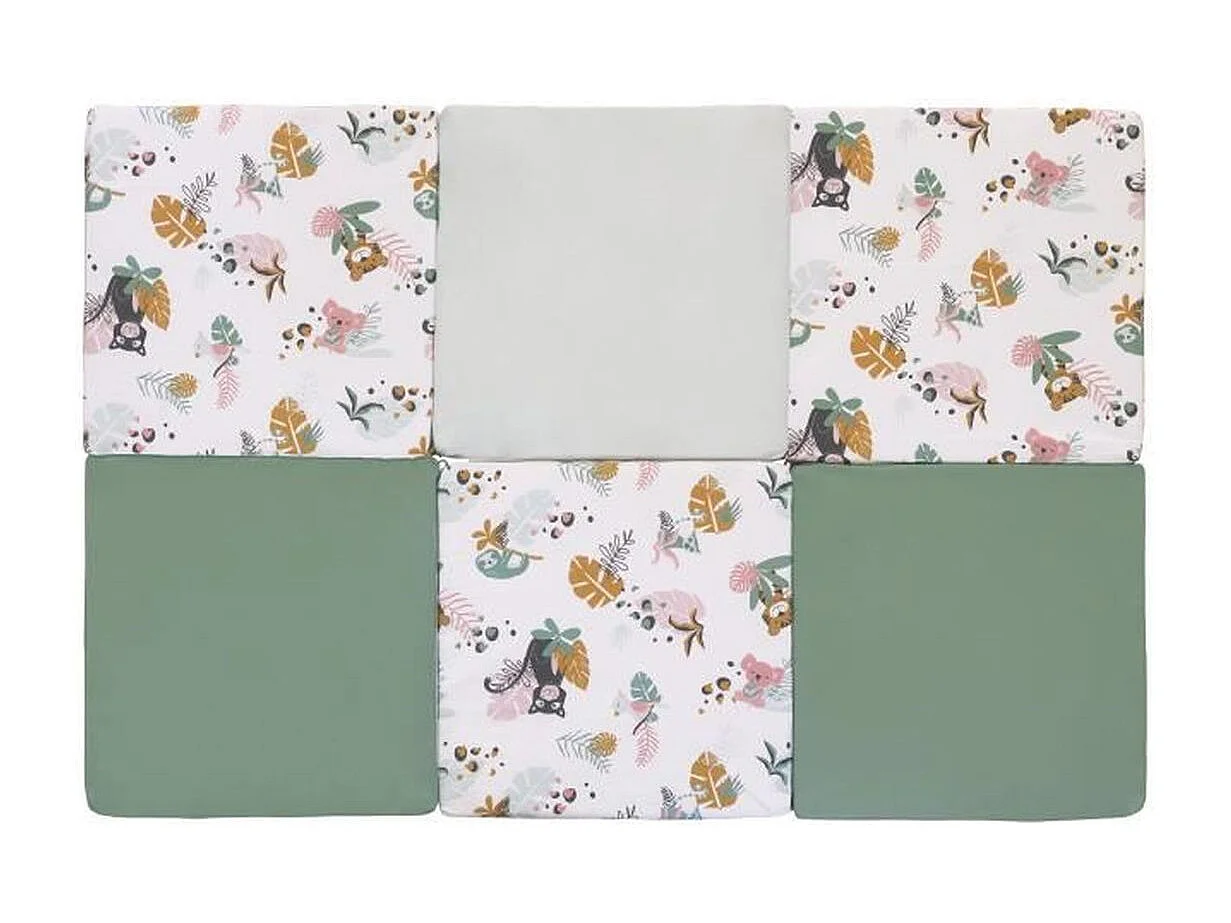 TINEO Maxi Tapis Malin Jungle Buddies 5 en 1 - Evolutif - Dehoussable - 180x200 cm - Nouvelle collection