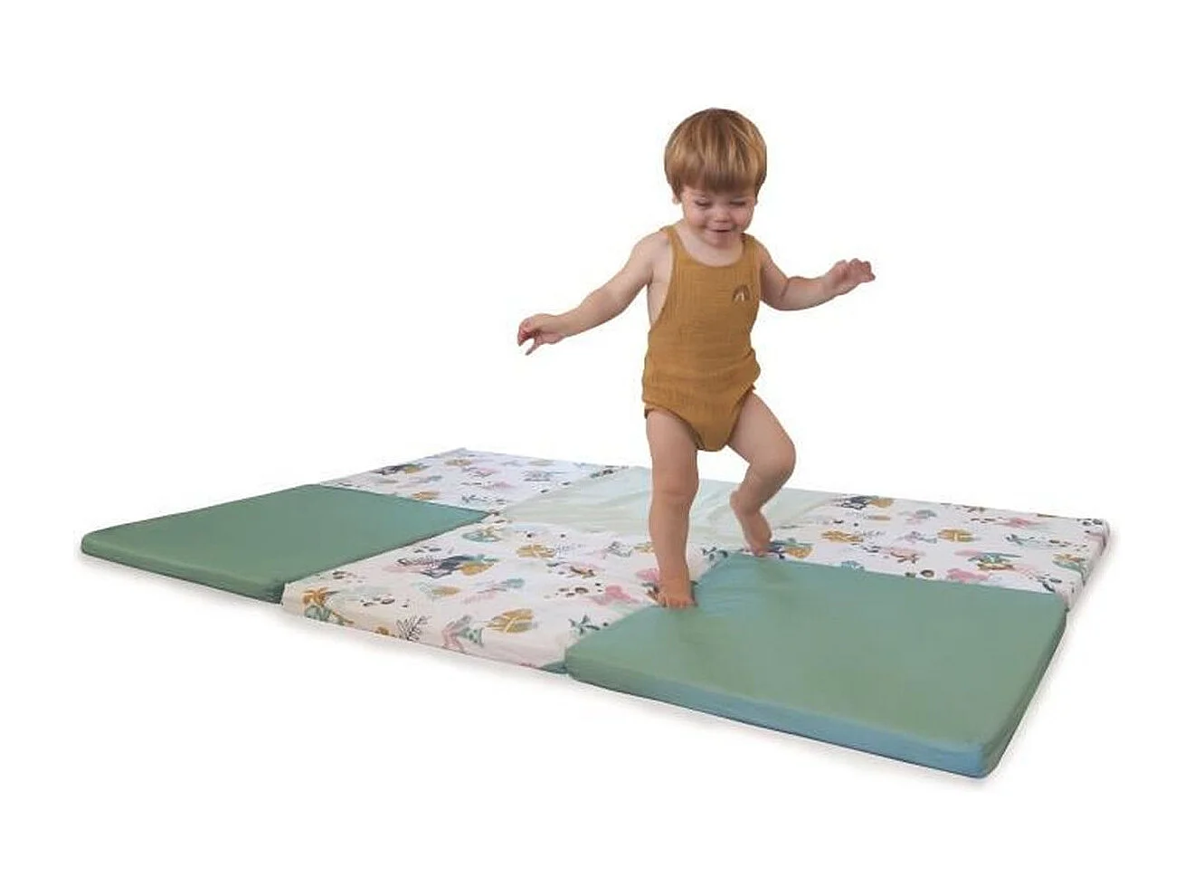 TINEO Maxi Tapis Malin Jungle Buddies 5 en 1 - Evolutif - Dehoussable - 180x200 cm - Nouvelle collection