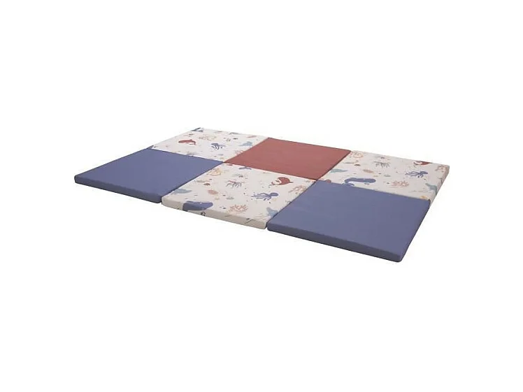 TINEO Maxi Tapis Malin Tresors de locean 5 en 1 - Evolutif - Dehoussable - 180x200 cm - Nouvelle collection