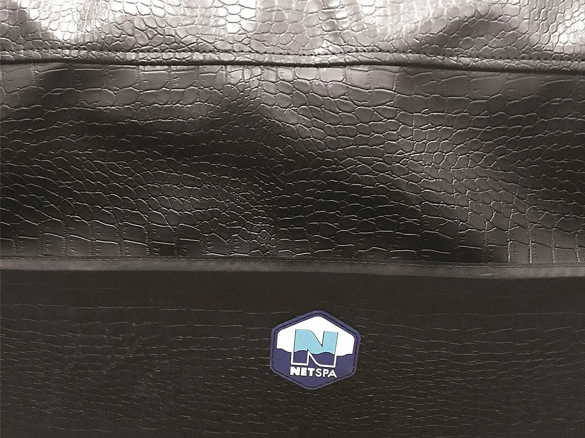 Pack Spa gonfiabile Netspa Familial rond Boa 5/6 Posti 195x70cm - Tripla funzione Riscaldamento, Filtrazione, Massaggio - Vol. 650L