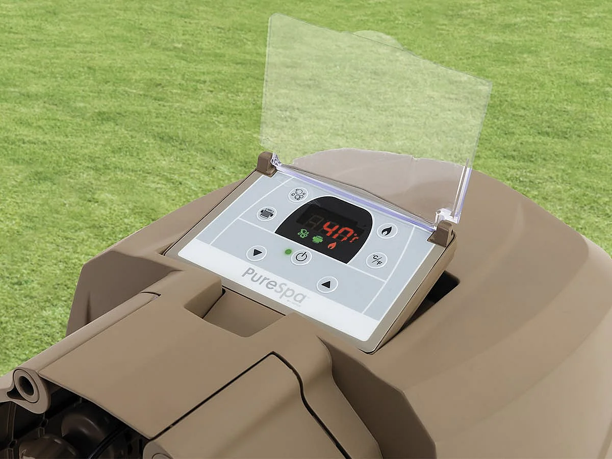 Kit spa gonflable Intex PureSpa Sahara rond Bulles 4 places + 6 filtres + Kit d'entretien