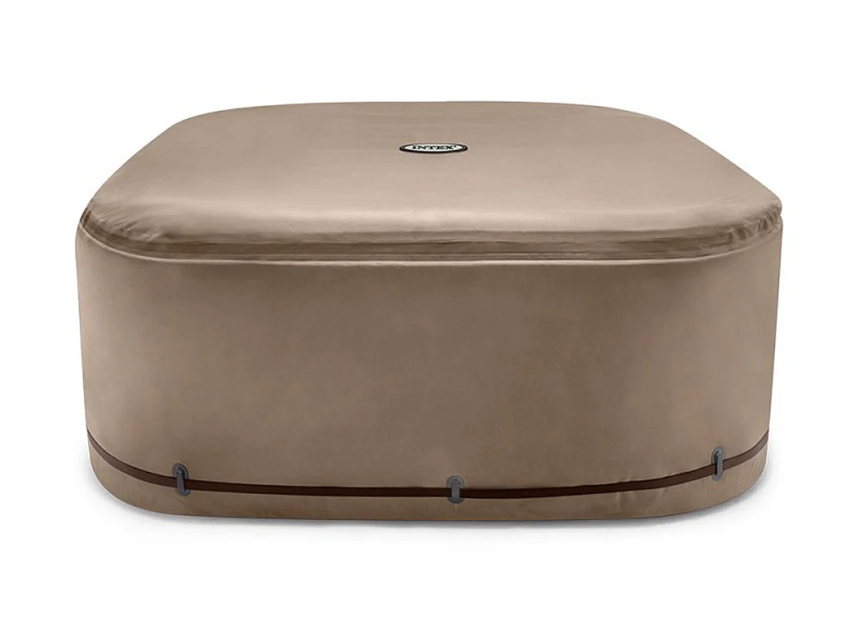 Kit spa gonflable Intex PureSpa Calacatta carré Bulles 4 places + 6 filtres