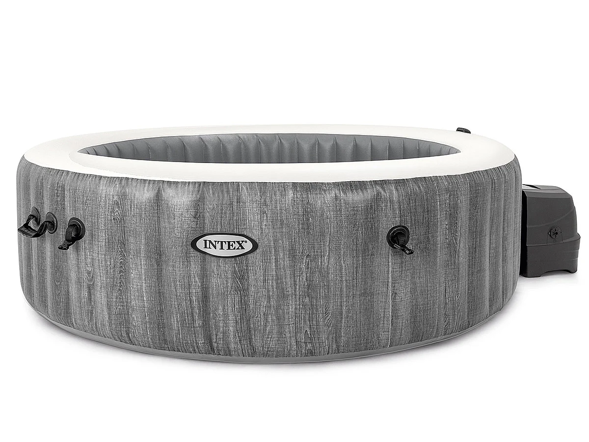 Kit spa gonflable Intex PureSpa Baltik rond Bulles 6 places + 6 filtres + Kit d'entretien