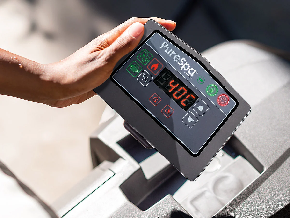 Kit spa gonflable Intex PureSpa Baltik rond Bulles 6 places + 6 filtres + Kit d'entretien