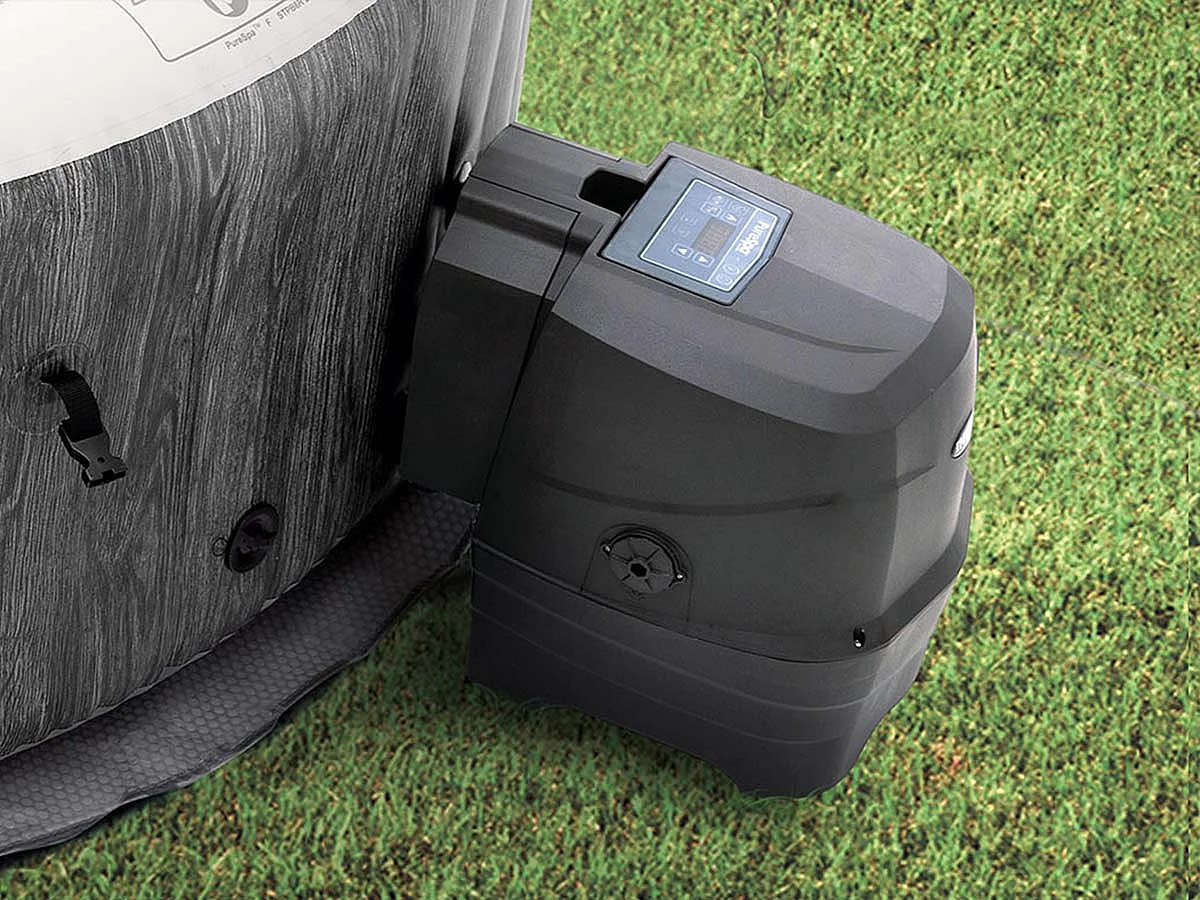 Kit spa gonflable Intex PureSpa Baltik rond Bulles 6 places + 6 filtres + Kit d'entretien