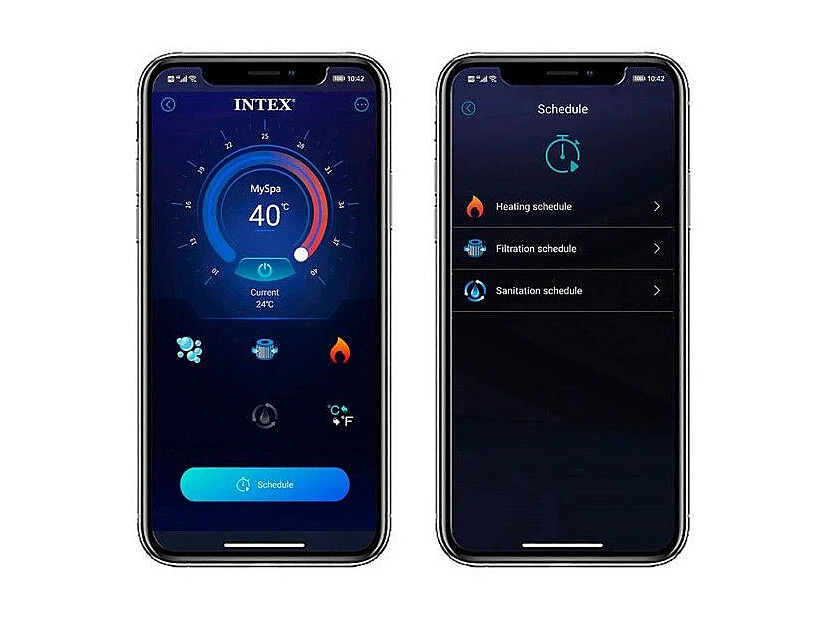 Spa Gonflable 6 Places "Chevron" 193cm Beige