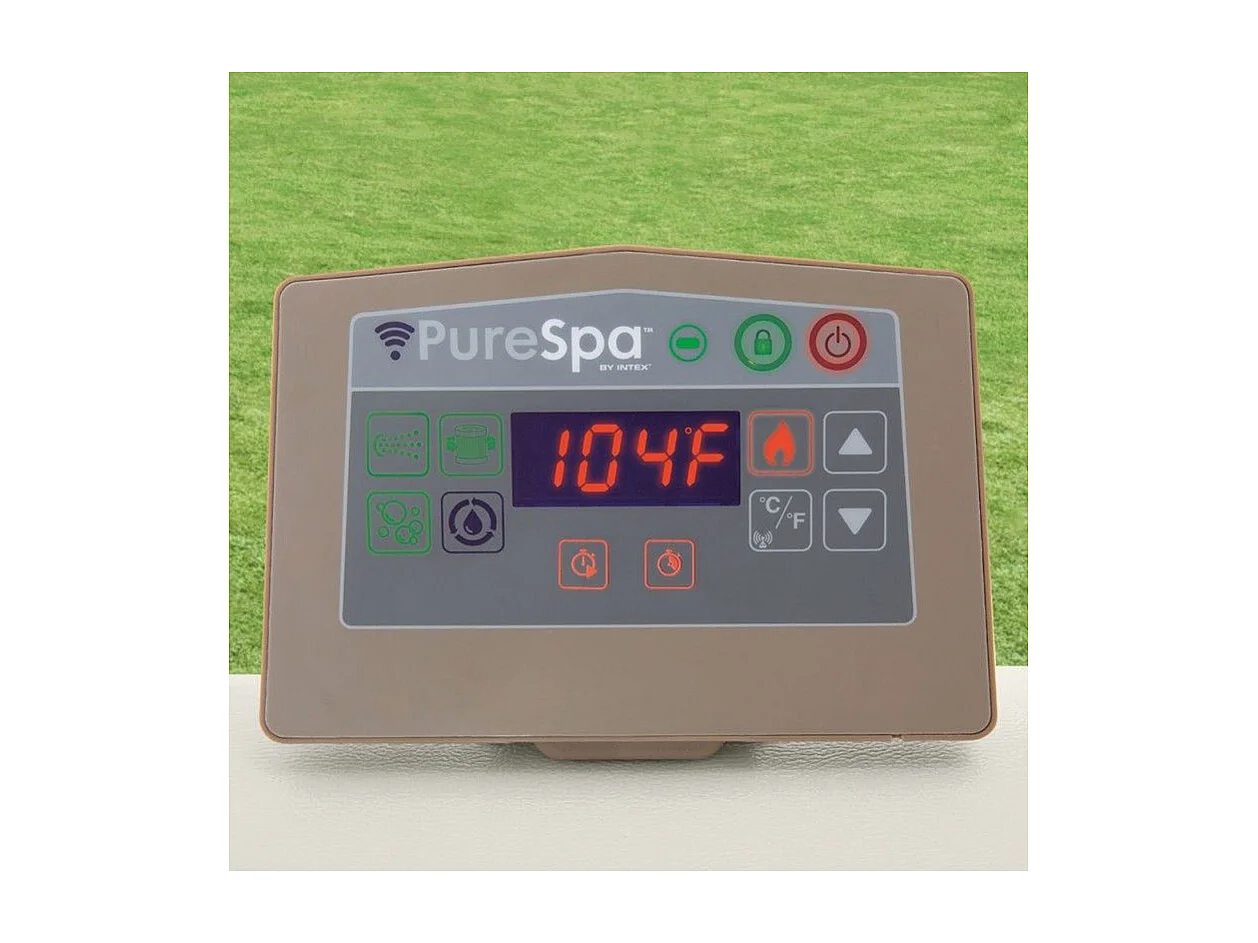 Spa Gonflable 6 Places "Chevron" 193cm Beige