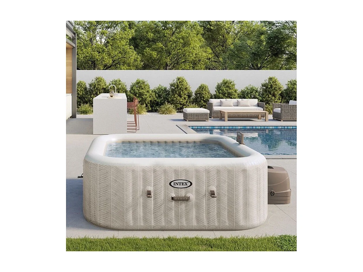 Spa Gonflable 6 Places "Chevron" 193cm Beige