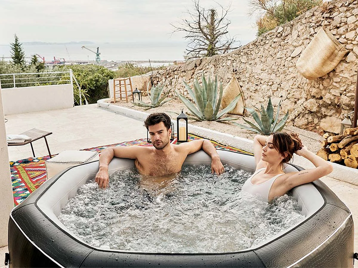 Spa gonflable Python octogonal Bulles 5-6 places - Netspa