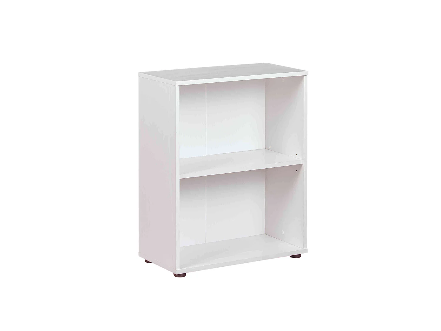 Bibliothèque 2 cases en bois blanc - BI12056-1