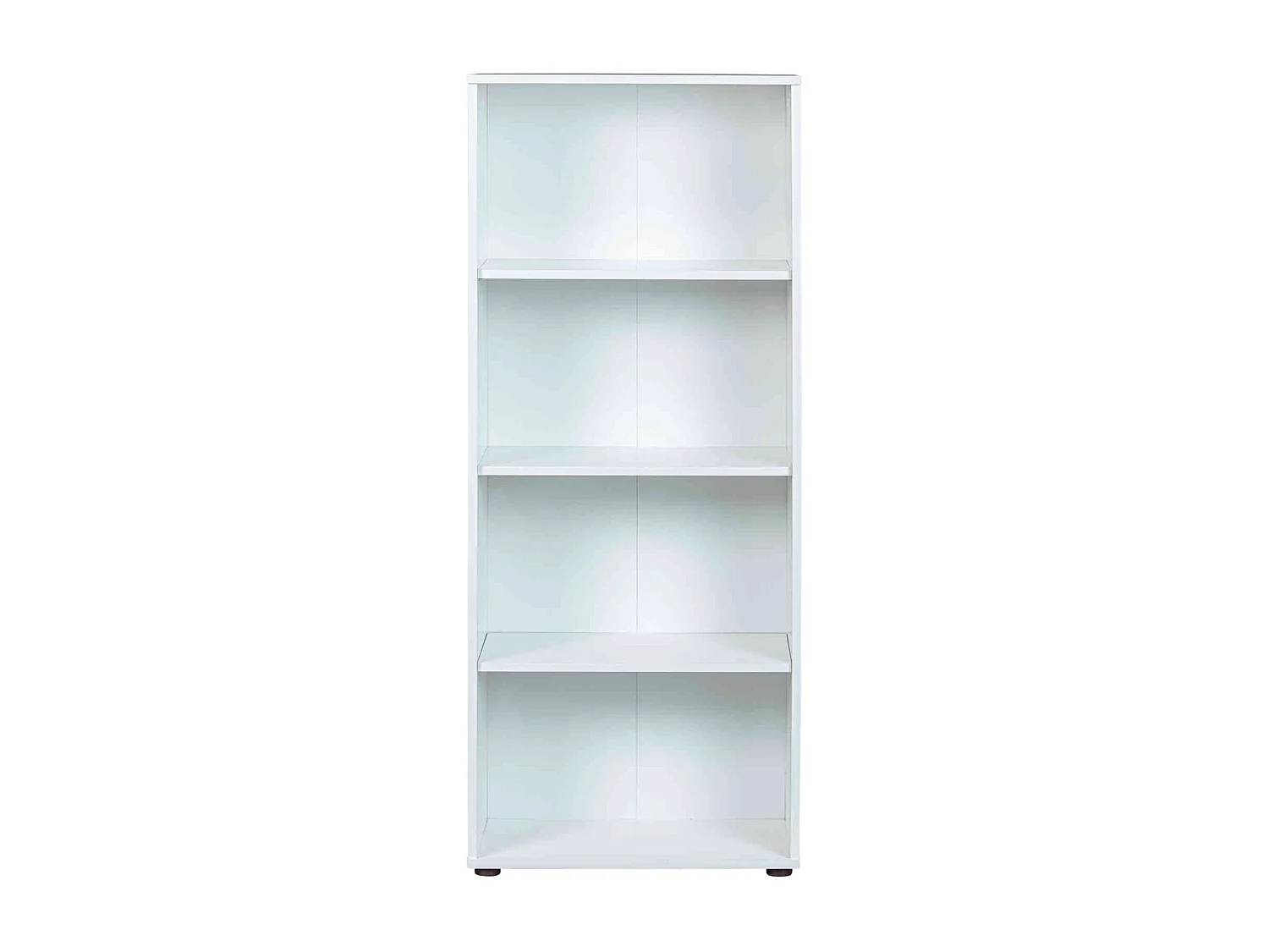 Bibliothèque 4 cases en bois blanc - BI12056-3