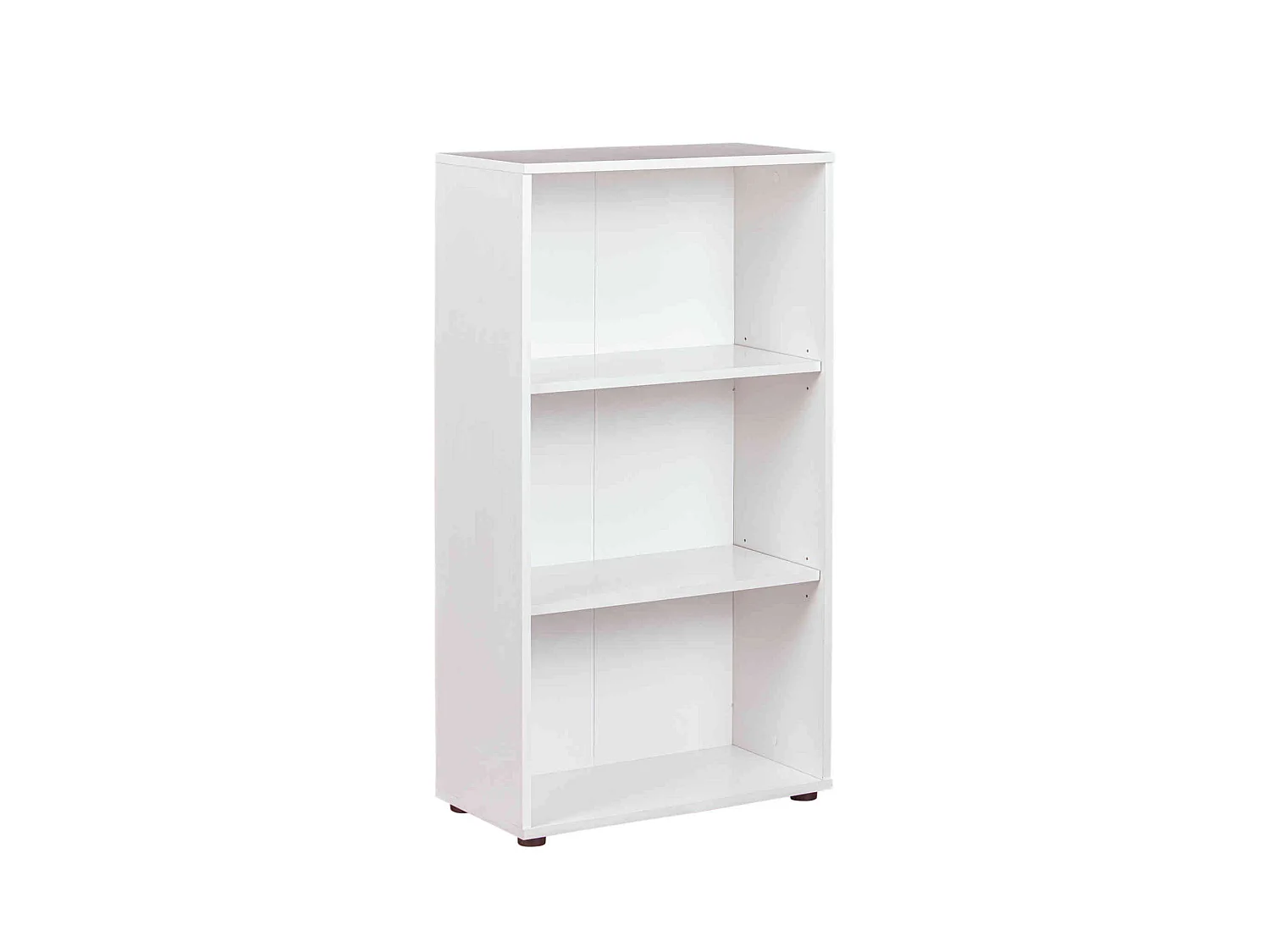 Bibliothèque 3 cases en bois blanc - BI12056-2
