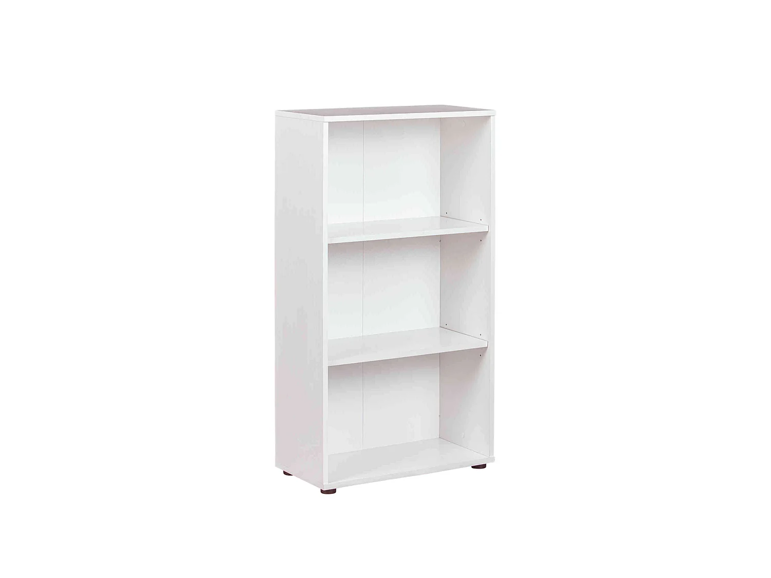 Bibliothèque 3 cases en bois blanc - BI12056-2