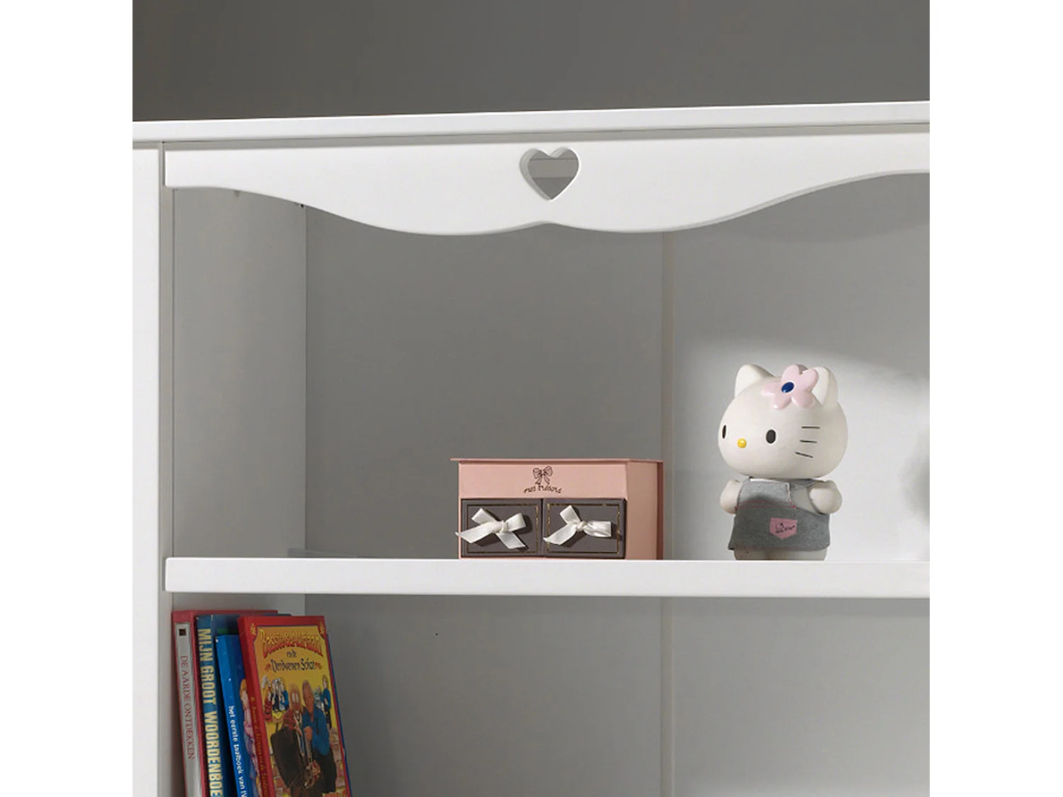 Bibliothèque bois blanc - BI2001