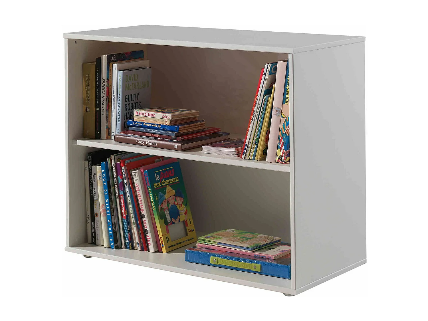 Bibliothèque pour lit mezzanine 90x200 blanc - Terre de Nuit