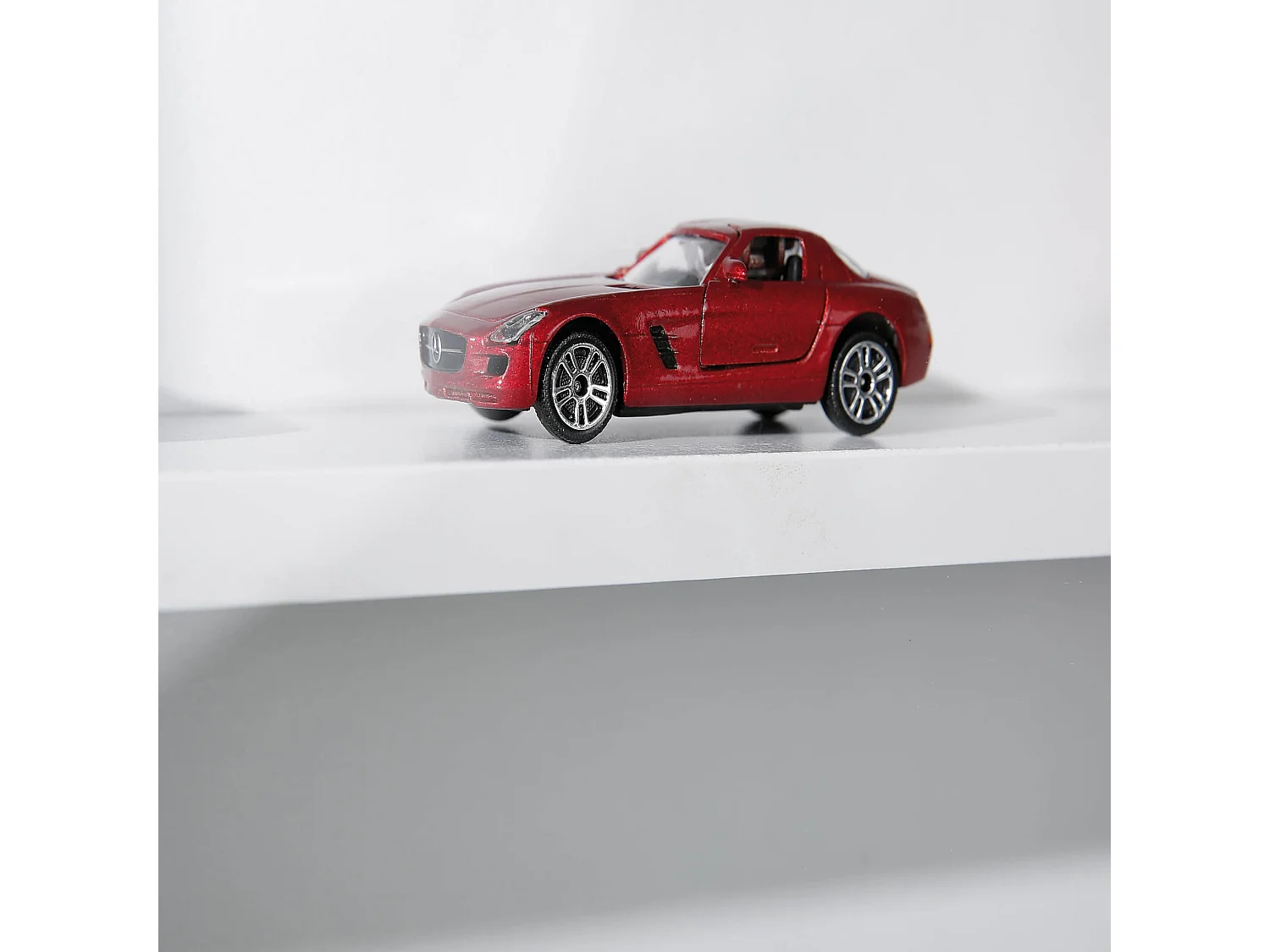 Etagère murale vitrée coloris blanc - ET6040