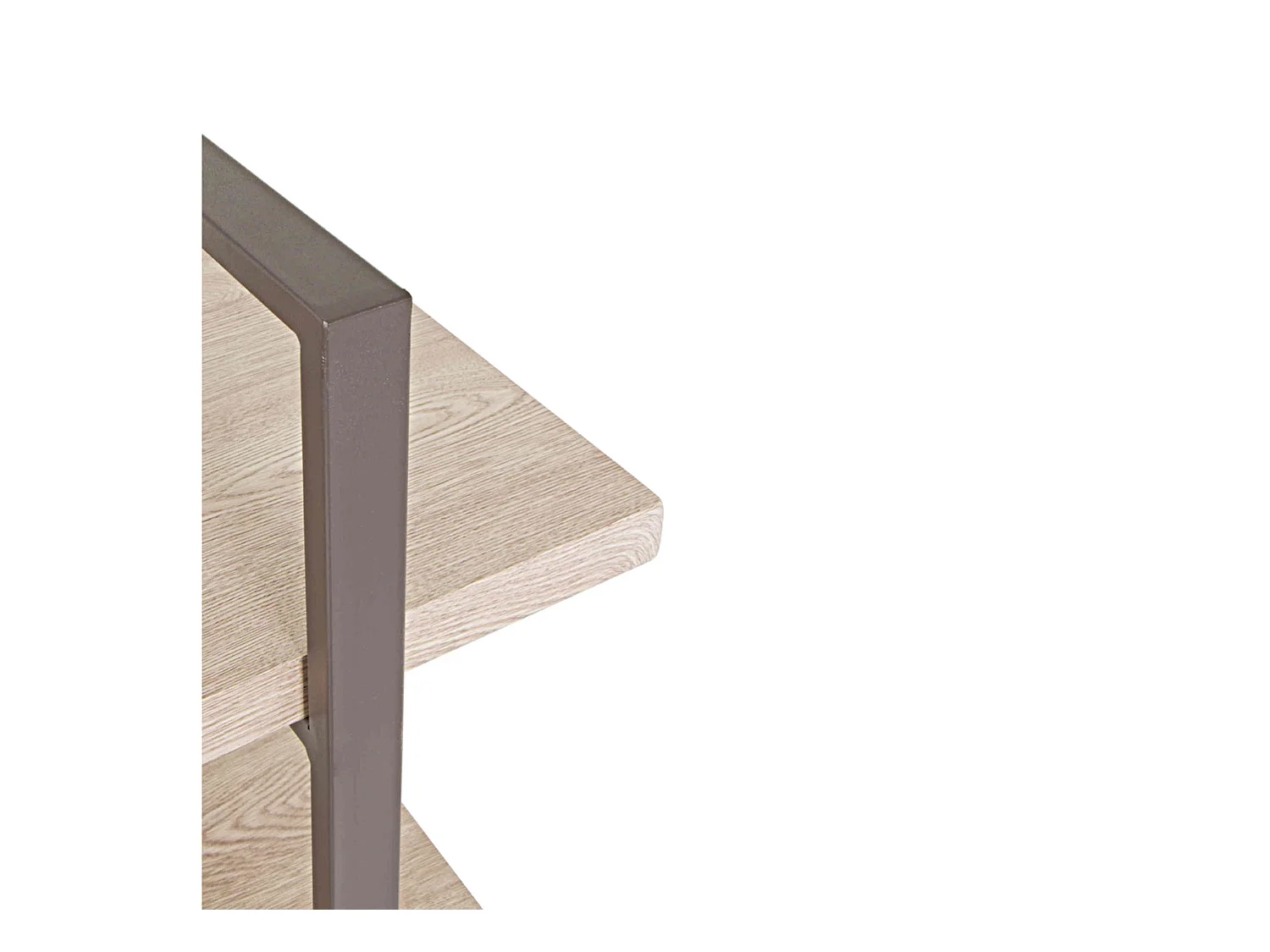 Etagère 4 plateaux en bois imitation chêne clair - ET15002