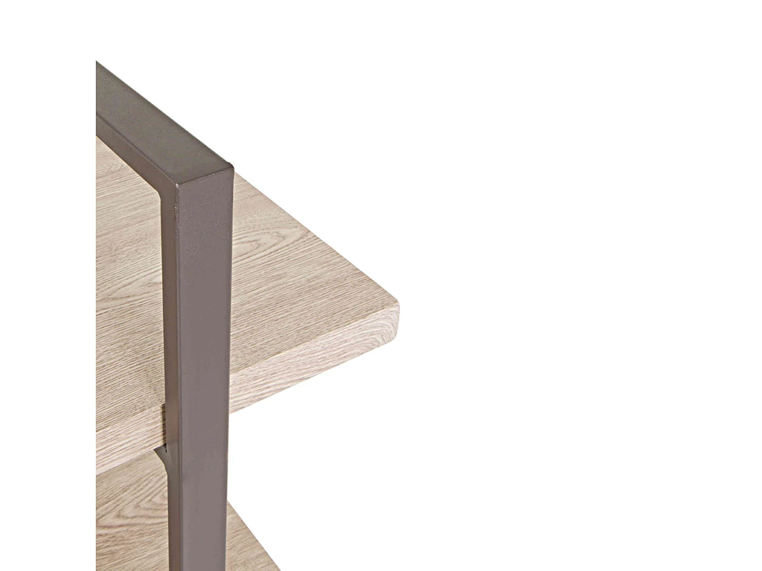 Etagère 4 plateaux en bois imitation chêne clair - ET15002