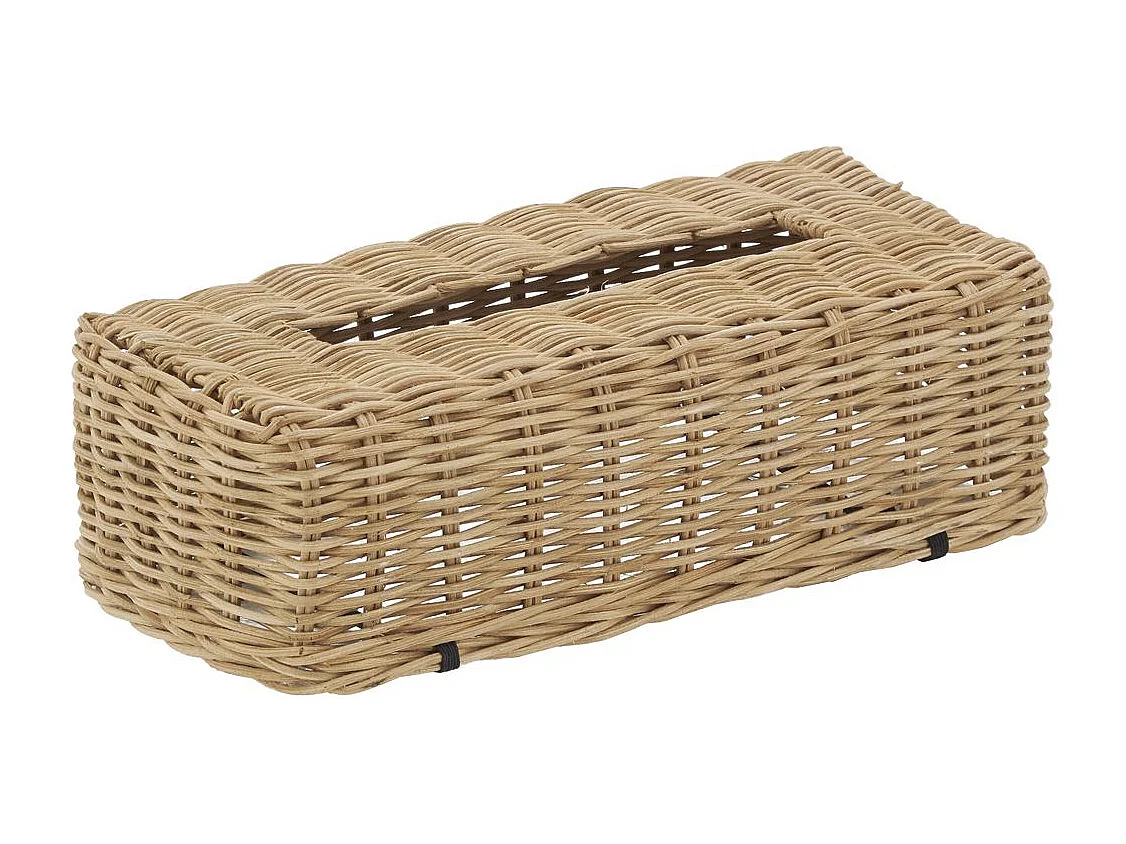 Boîte à mouchoirs en rotin naturel