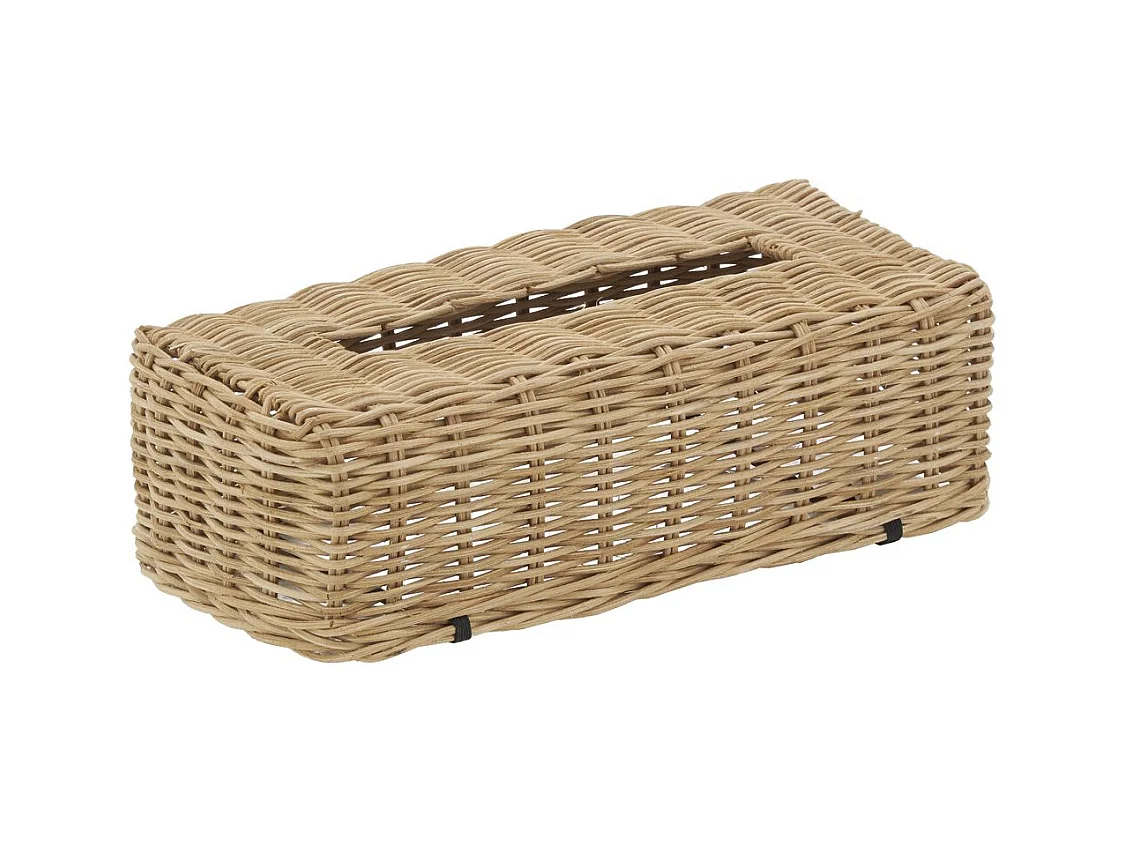 Boîte à mouchoirs en rotin naturel