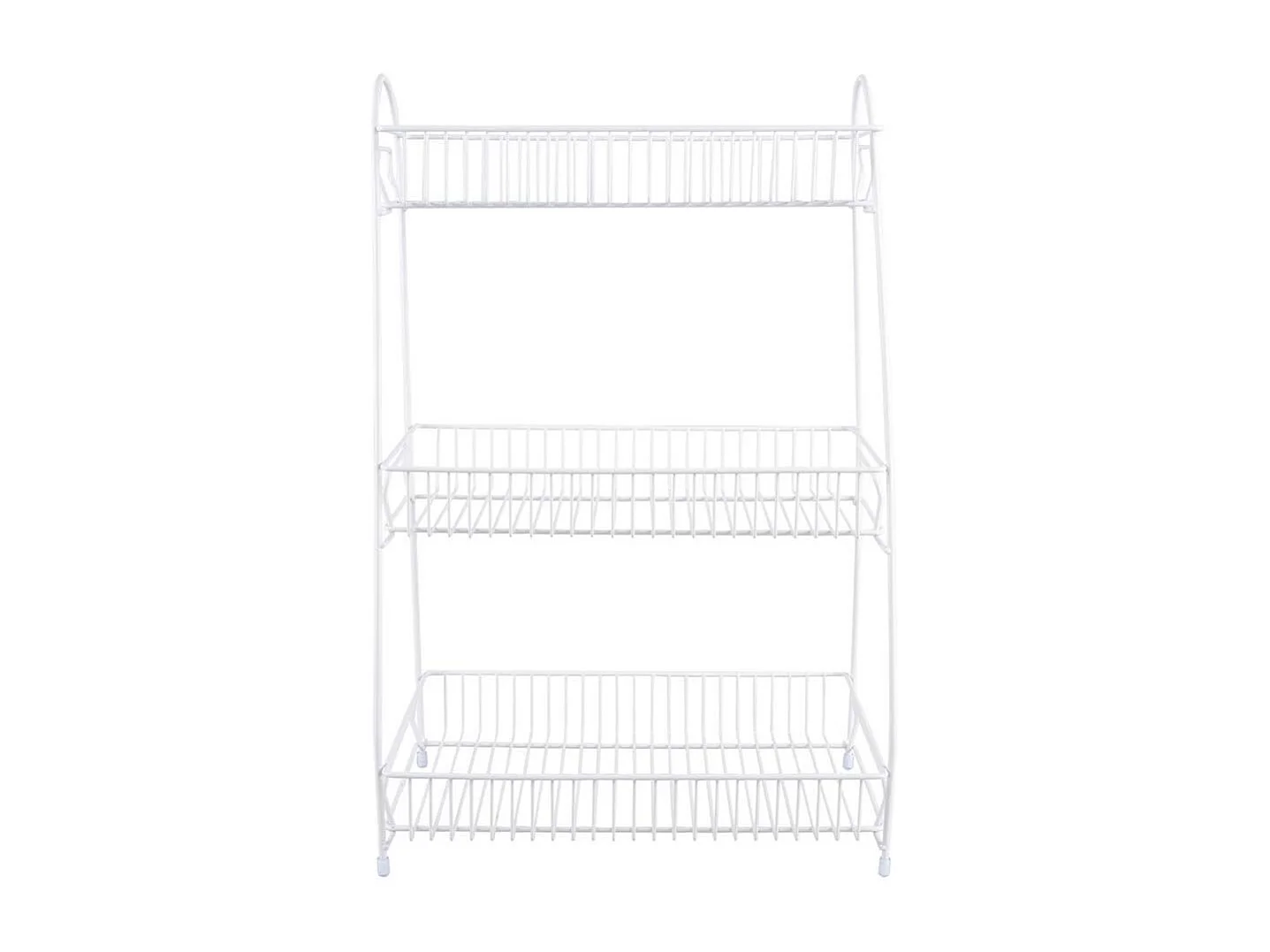 Etagère de cuisine en métal Tidy 30 x 20 x 45 cm Blanc mat