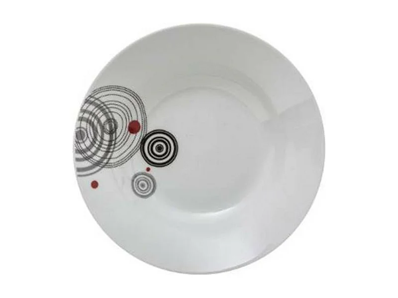 Lot de 6 Assiettes Creuses "Instant" 22cm Blanc