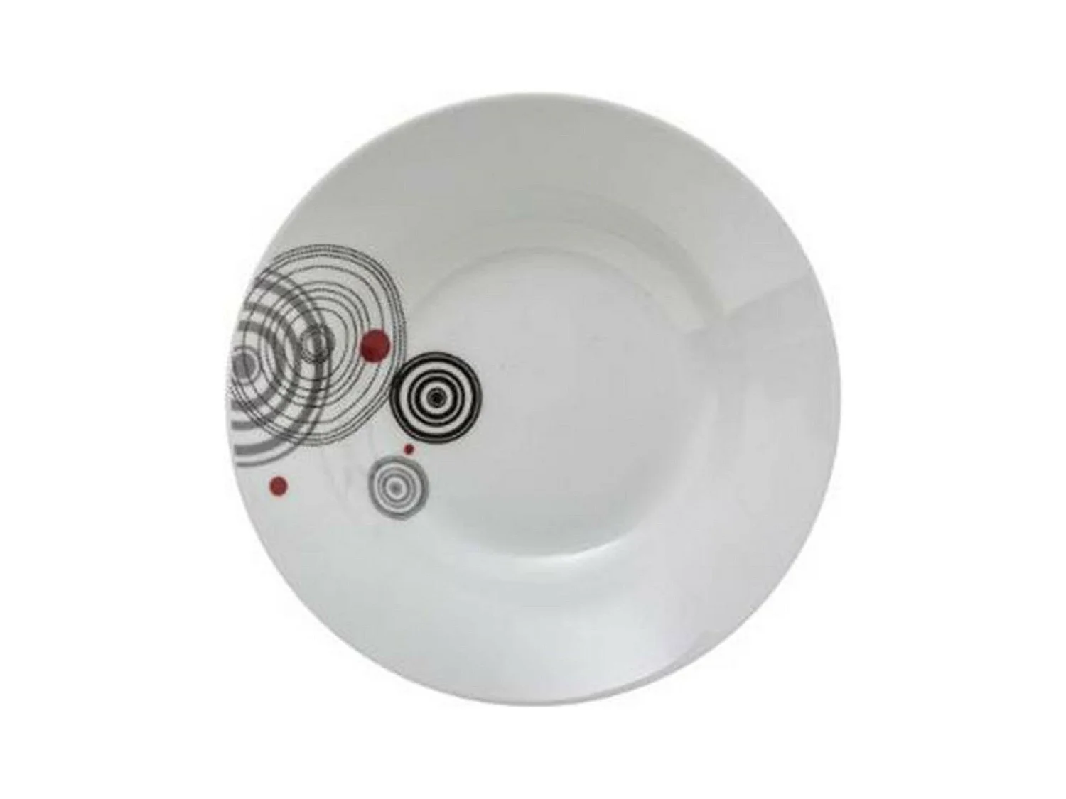 Lot de 6 Assiettes Creuses "Instant" 22cm Blanc