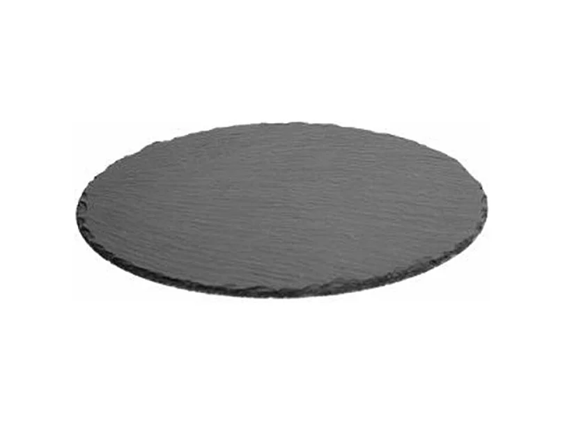 Lot de 6 Assiettes à Dessert "Ardoise" 22cm Gris