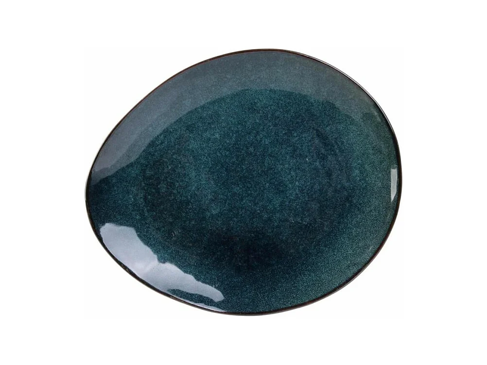 Lot de 6 Assiettes à Dessert "Au Grès" 22cm Bleu