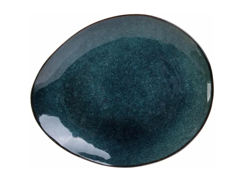 Lot de 6 Assiettes à Dessert "Au Grès" 22cm Bleu