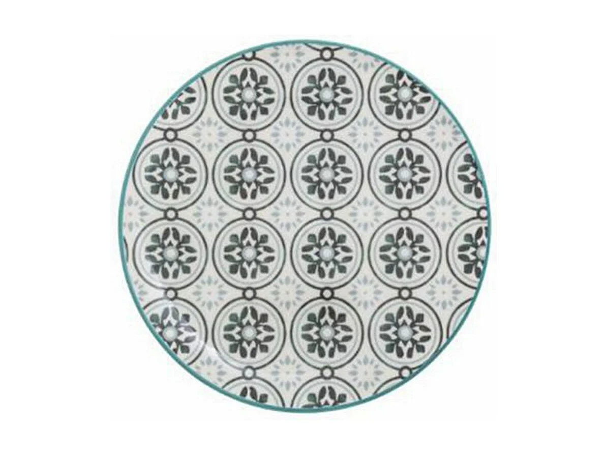 Lot de 6 Assiettes à Dessert "Dolce" 22cm Vert