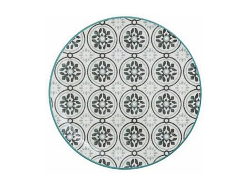 Lot de 6 Assiettes à Dessert "Dolce" 22cm Vert