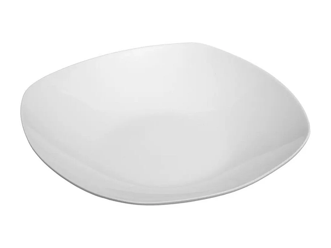 Lot de 6 Assiettes Creuses "Plaza" 22cm Blanc