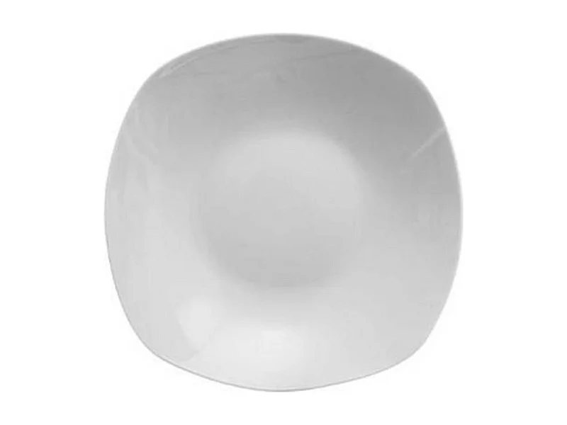 Lot de 6 Assiettes Creuses "Plaza" 22cm Blanc