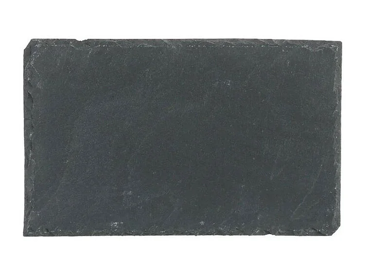 Lot de 6 Assiettes Plates "Ardoise" 22cm Gris