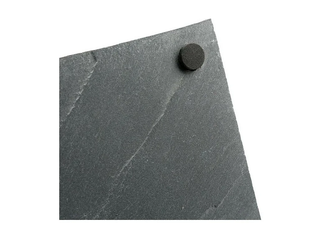 Lot de 6 Assiettes Plates "Ardoise" 22cm Gris